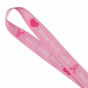 Breast Cancer Awareness Lanyard
